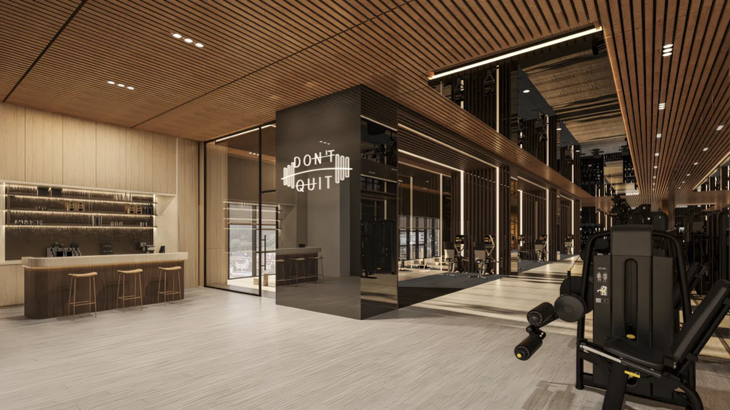State-of-the-art gym and fitness centre at Cappella Embassy
